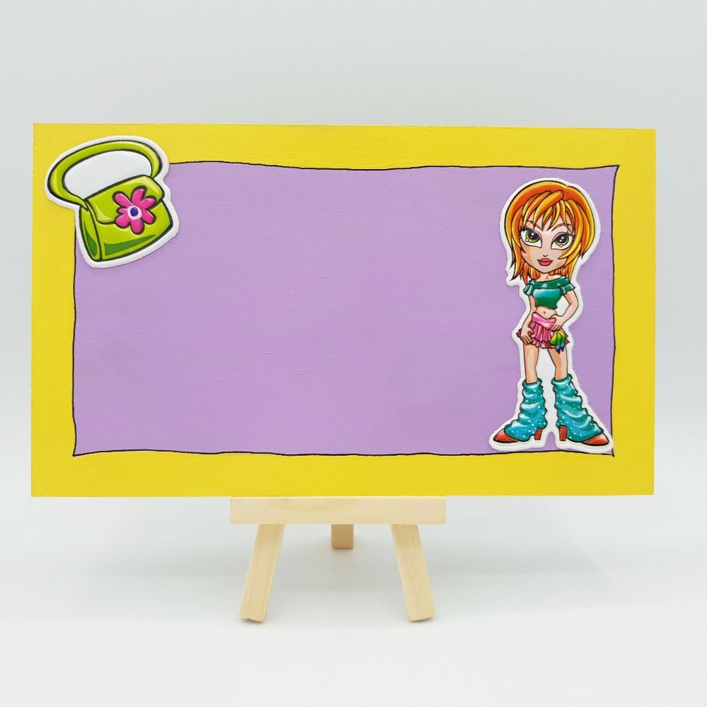 Handmade Blank Wooden Door Sign Girls Kids Room